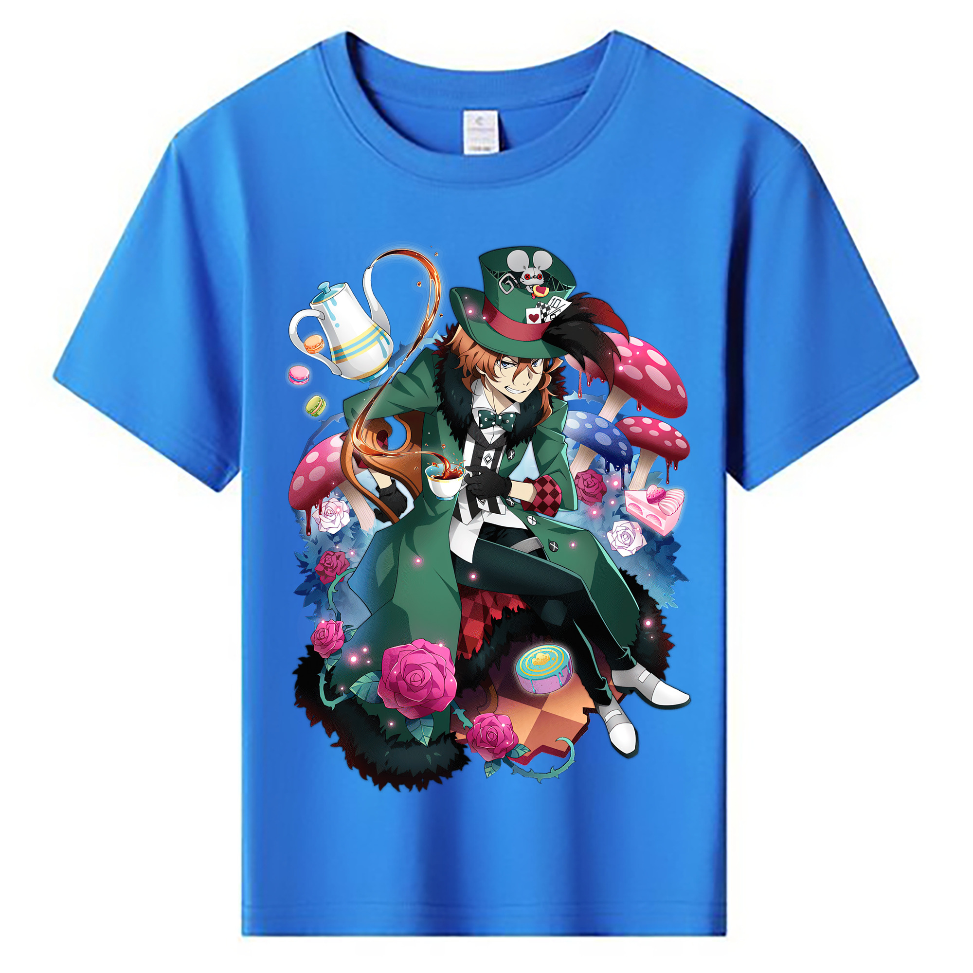（画像用） 文豪ストレイドッグス Bungo Stray Dogs 綿100％キッズTシャツ（フロントプリント）